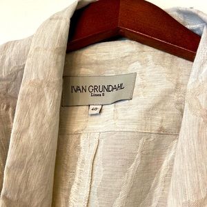 Ivan Grundahl linen jacket with matching skirt